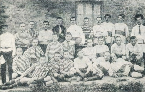 Шахтарська команда Довжанки. 

1910 рік